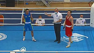 Aleksandr Zyrianov (RUS) vs Bozorboy Matyakubov (UKR) - 🥊½ Box European Championships Budva 2021.11