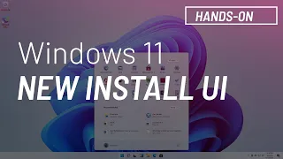 Windows 11 clean installation process, new OOBE, desktop experience