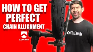 how to get perfect chain alignment on your bmx bike