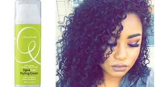 Review & Demo: DEVACURL Styling Cream | KierraLaJon