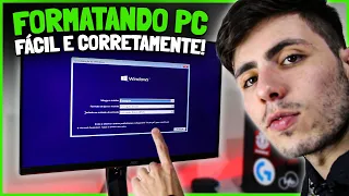 COMO FORMATAR O PC DA FORMA CERTA E FÁCIL