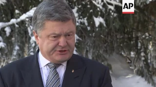 Poroshenko hopes for good relations with Trump