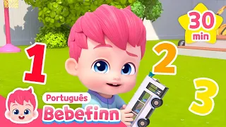 Vamos Contar 1, 2, 3 juntos! | + Completo | Bebefinn em Português - Canções Infantis