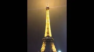 eiffel tower Paris at night