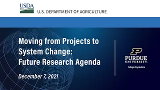 Global Agriculture Innovation Forum: Moving from Projects to System Change, Part 2 - Dec. 7, 2021