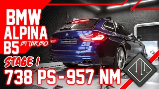 BMW ALPINA B5 Biturbo Touring | Stage 1 Chiptuning - Dyno - 100-200 | mcchip-dkr