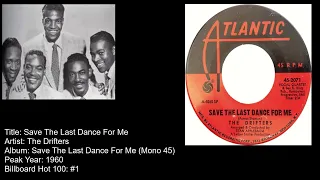 The Drifters -Save The Last Dance For Me (Mono 45 Mix) (103rd #1 Single of Rock Era)