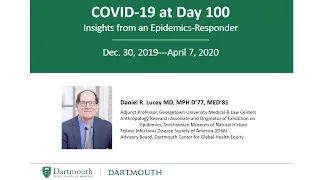 COVID-19 Insights from an Epidemics-Responder