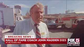 NFL: Former Raiders head coach John Madden dies at 85