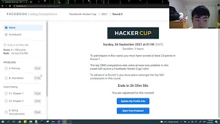 Facebook Hacker Cup Round 2 2021 (264th)