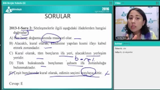 SMMM SGS Son Tekrar Borçlar Hukuku 1 - Feriha Hoca