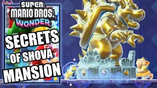 Super Mario Bros Wonder - Secrets of Shova Mansion - 100% All Wonder Seeds, Flower Coins & Flag