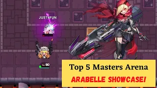 Guardian Tales | Top 5 Masters Arena | Arabelle in Mono Dark Showcase!