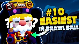 Top 10 Easiest Rank 30s In Brawl Ball