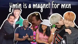 Jimin snatching men left and right | BTS Reaction