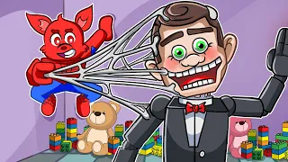 SPIDERMAN vs STRASZNA ZABAWKA MR.FUNNY w Roblox!