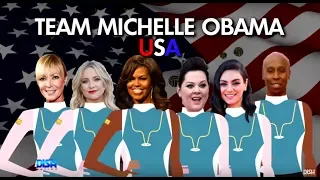 MICHELLE OBAMA TO LEAD TEAM USA TO VICTORY IN DODGEBALL TOURNAMENT