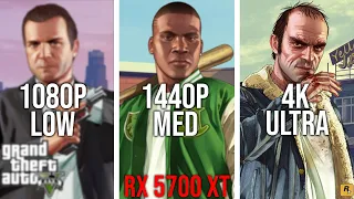 RX 5700 xt Tested In GTA V At 1080p, 1440p And 4K At All Settings