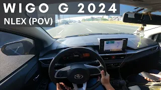 Driving the Wigo G 2024 on the Expressway: (NLEX: Marilao to Monumento)