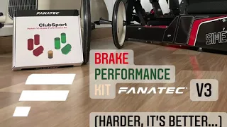 FANATEC Clubsport V3 | Upgrade 🟢 🔴 Brake Performance Kit | Harder, it’s better...