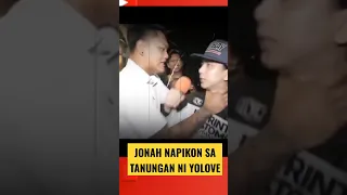 Jonah napikon sa tanungan ni Yolove #jonahrenzjacob #yolove #shortsvide #shorts #short