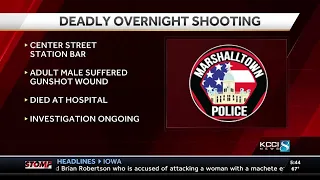 Man killed in Marshalltown shooting