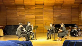 Antonin Dvorak _ Quatuor  1er mvt.Americain op.96 pour quatuor de clarinettes
