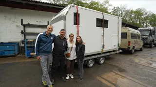 🔥WOHNMOBIL SELBST BAUEN und Geld sparen: 4wheel24 Möbelbausatz und Kabine für Kerstin und Joachim.