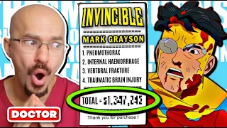 DOCTOR Breaks Down Mark Grayson's (INVINCIBLE) Medical Bills