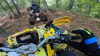 Atv Ride. Padure+ Noroi! Hero 7 Black, Can am Renegade 800