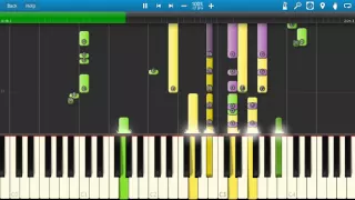 Al Jarreau - Moonlighting Theme - Piano Tutorial - Synthesia - How To Play