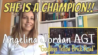 Angelina Jordan "Goodby Yellow brick road" (Reaction Video)
