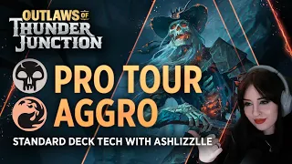 Outlaws of Thunder Junction PRO TOUR AGGRO with Ashlizzlle | MTG Arena | #PTThunder