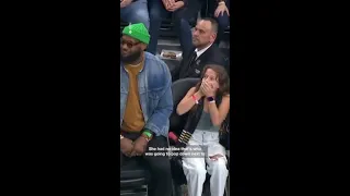 12-year-old girl stunned when LeBron James sits next to her