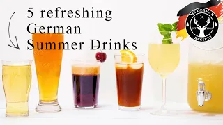 5 common German Summer Drinks ✪ MyGerman.Recipes