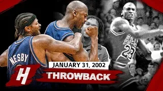 Michael Jordan BURIES Cleveland AGAIN! Full Highlights vs Cavaliers 2002.01.31 - 26 Pts, GAME-WINNER