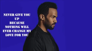 Craig David - Change My Love (Lyrics)