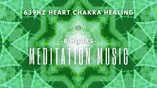 8-Hour 639Hz Heart Chakra Healing Music: Embrace Love and Harmony