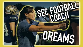 She's fighting to become the first female football coach in the SEC