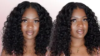 YOU NEED THIS CURLY WIG! GLUELESS WIG INSTALL | CELIE HAIR