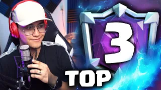 ¡¡LLEGUÉ AL TOP 3 EN CLASH ROYALE!! *Mazo MONTAPUERCO CICLO* - YoSoyRick