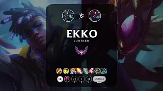 Ekko Jungle vs Kha'Zix - KR Master Patch 13.12