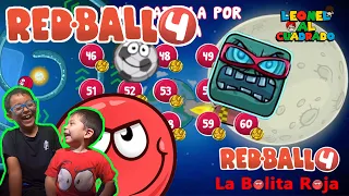 Jefe en la Luna | Nivel 54 - 60 | Leonel al Cuadrado #redball4 #redball #pro #noob  #hacker