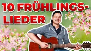 10 SUPER EINFACHE Frühlingslieder | Gitarren Tutorial Compilation