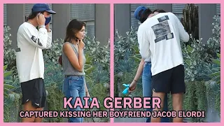 Kaia Gerber Captured Kissing Her Boyfriend Jacob Elordi