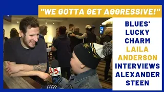 Laila Anderson interviews Alexander Steen after Game 6