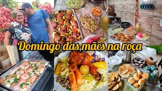 dia das mães//café da manhã//almoço especial// domingo feliz na roça