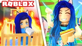 I TURN INTO A BABY! GROWING UP IN ROBLOX!