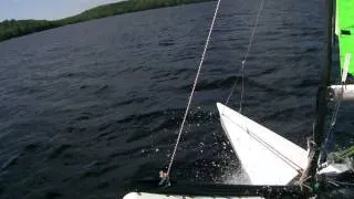 HOOT Sailing, 17 Knot Speed Run!!