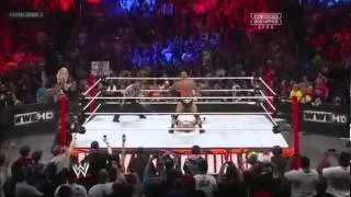 Cm Punk vs The Rock Highlights HD] Royal Rumble 2013